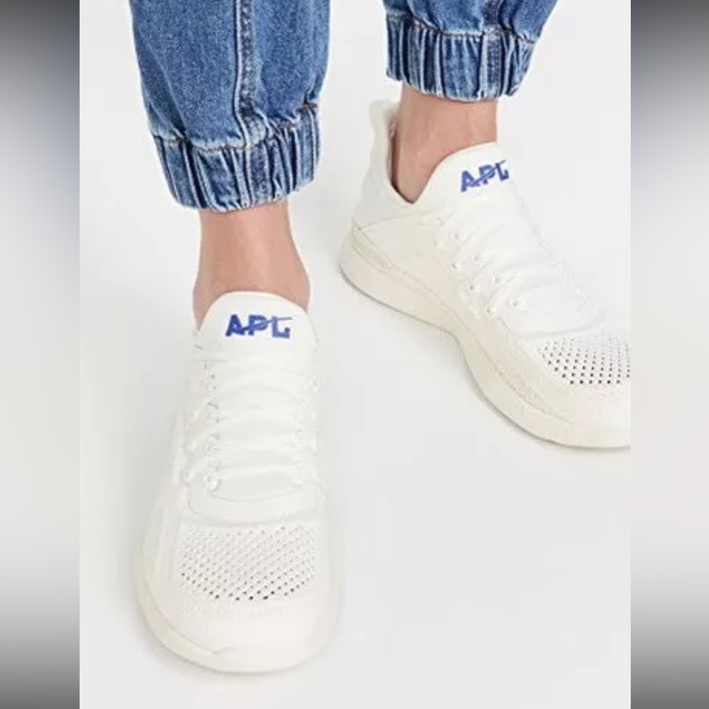 Apl Techloom Tracer Sneaker In Pristine & Cobalt … - image 1